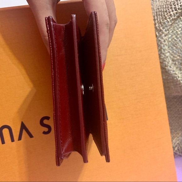 SOLD ❌ Saint Laurent deep red small wallet - Picture 3 of 4